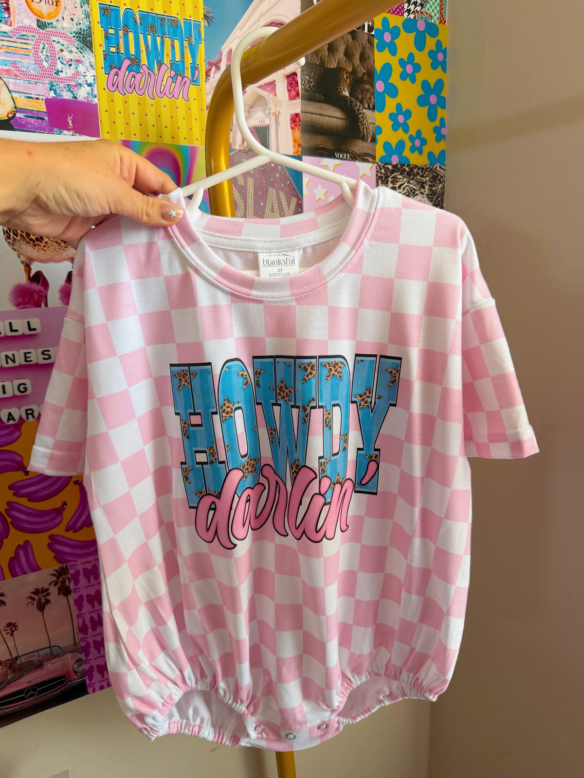 (RTS) 2T checkered howdy darlin’