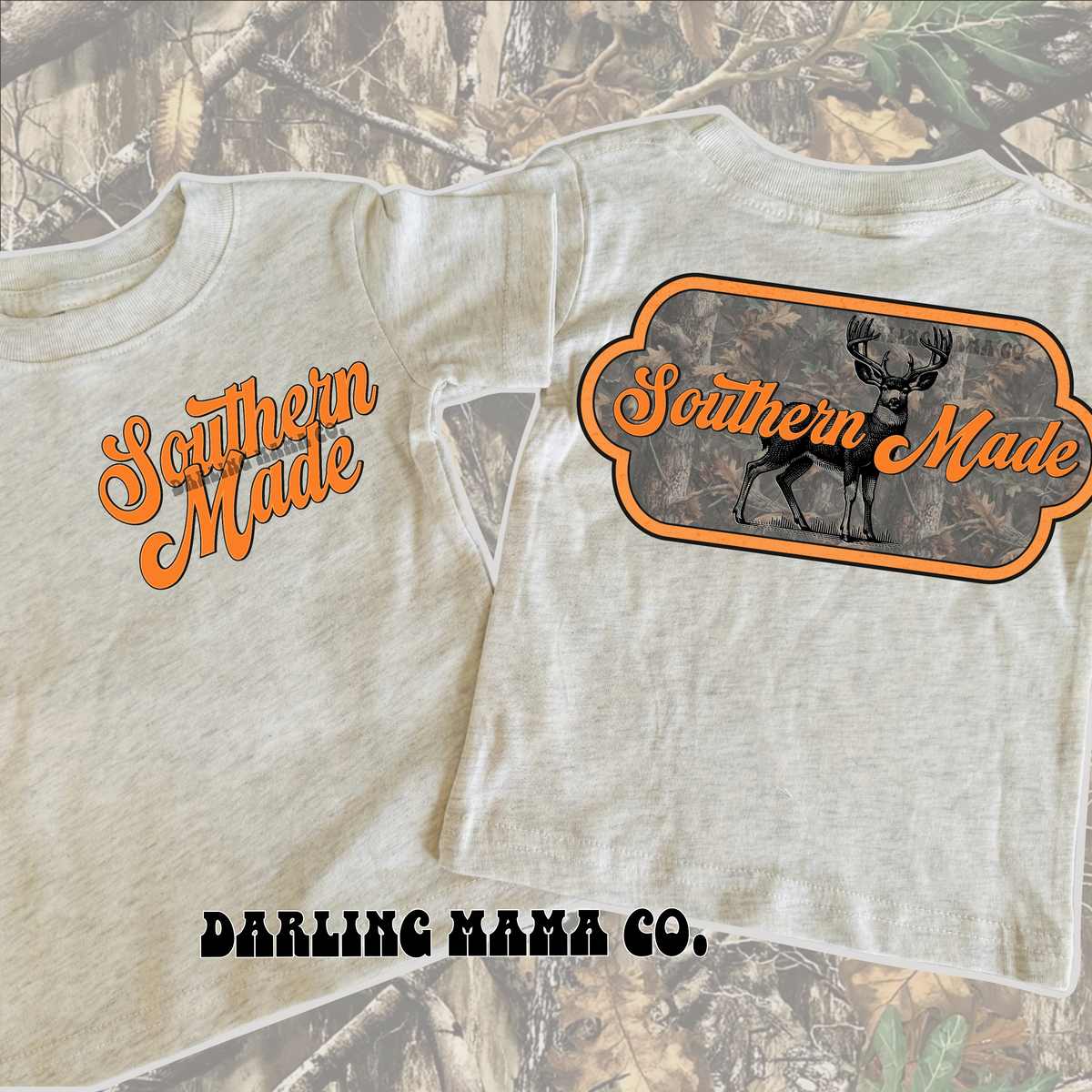 Southern camo deer tee