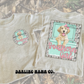 Southern girl golden retriever tee